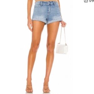 PAIGE Light Blue Jimmy Jimmy Jean Shorts